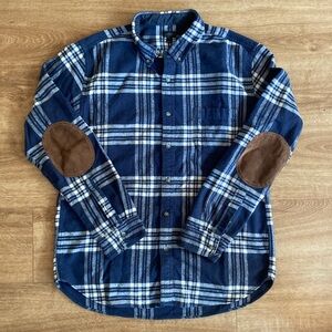 J. Crew Blue Plaid Casual Button Down Shirt